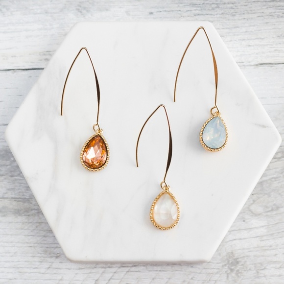Ooh La Lou Jewelry - 'Eden' Teardrop Earrings
